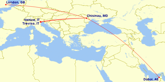 New flights from KIV